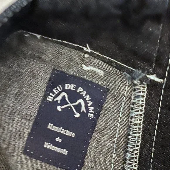 Bleu de Paname button-fly jeans, made in France, womens size 26 - Picture 4 of 10